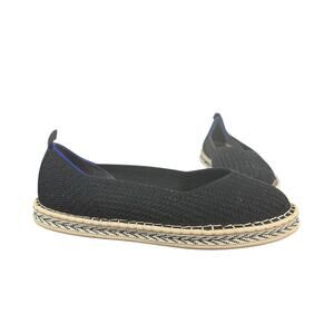 Rothy’s The Espadrille Black Flats Size 12.5 Sustainable Slip-On Shoes
Comfort